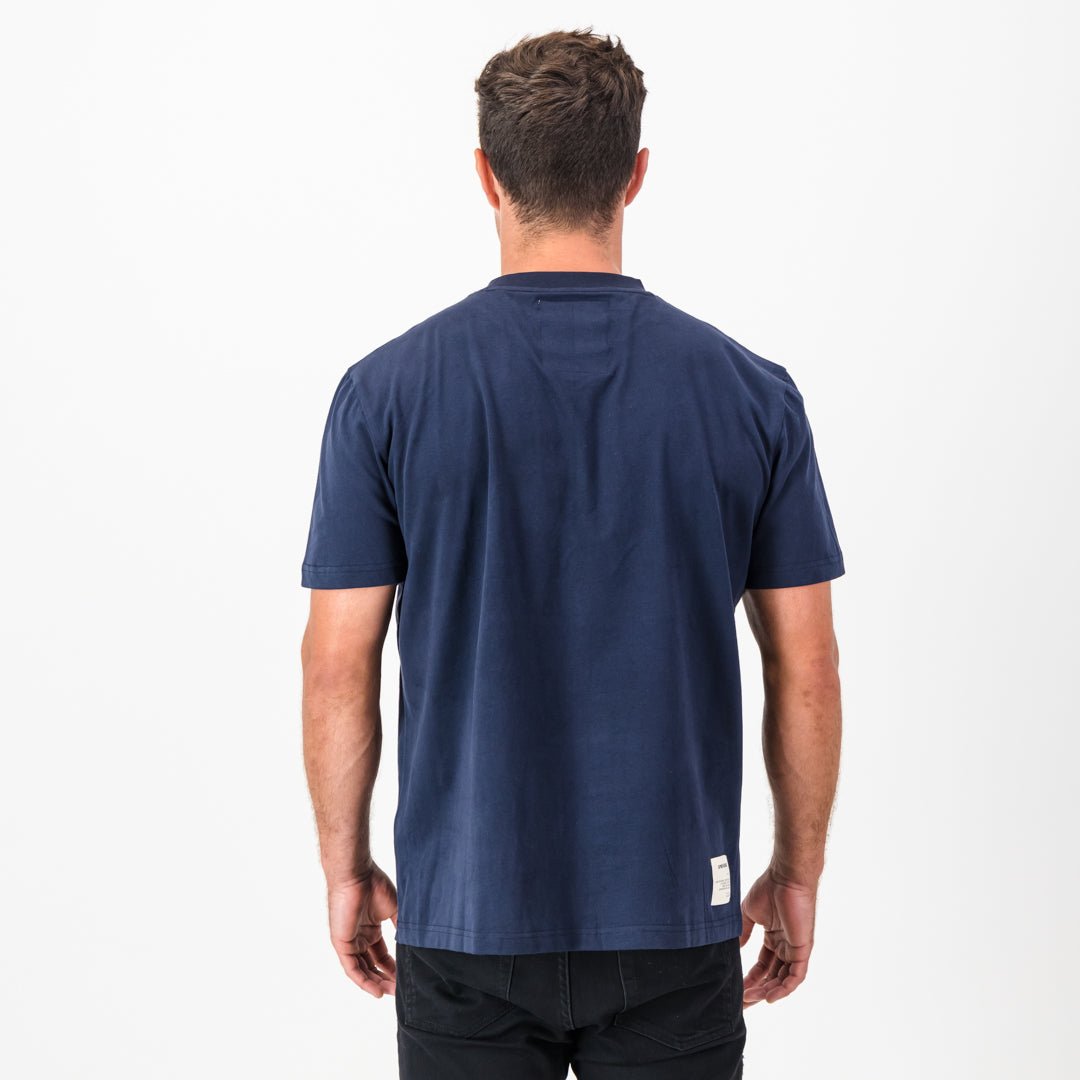 Springboks Artistic Regular Crew Tee-Navy