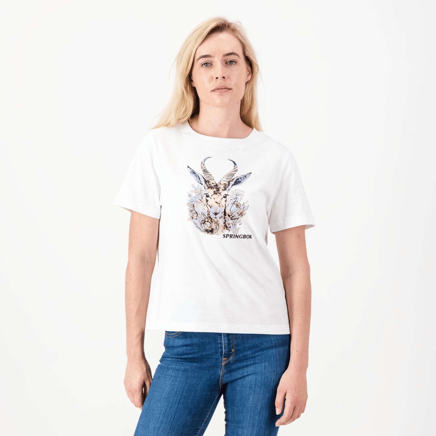 Artistic Springboks Crew Tee - White