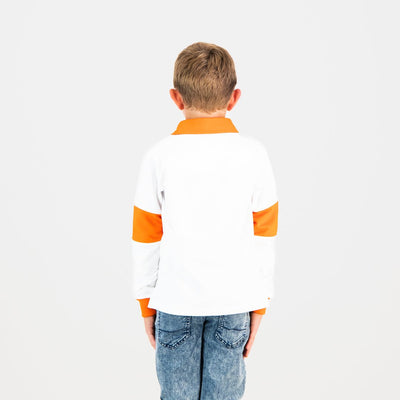 Provincial Cheetahs 23 Kids LS Rugby Jersey-White