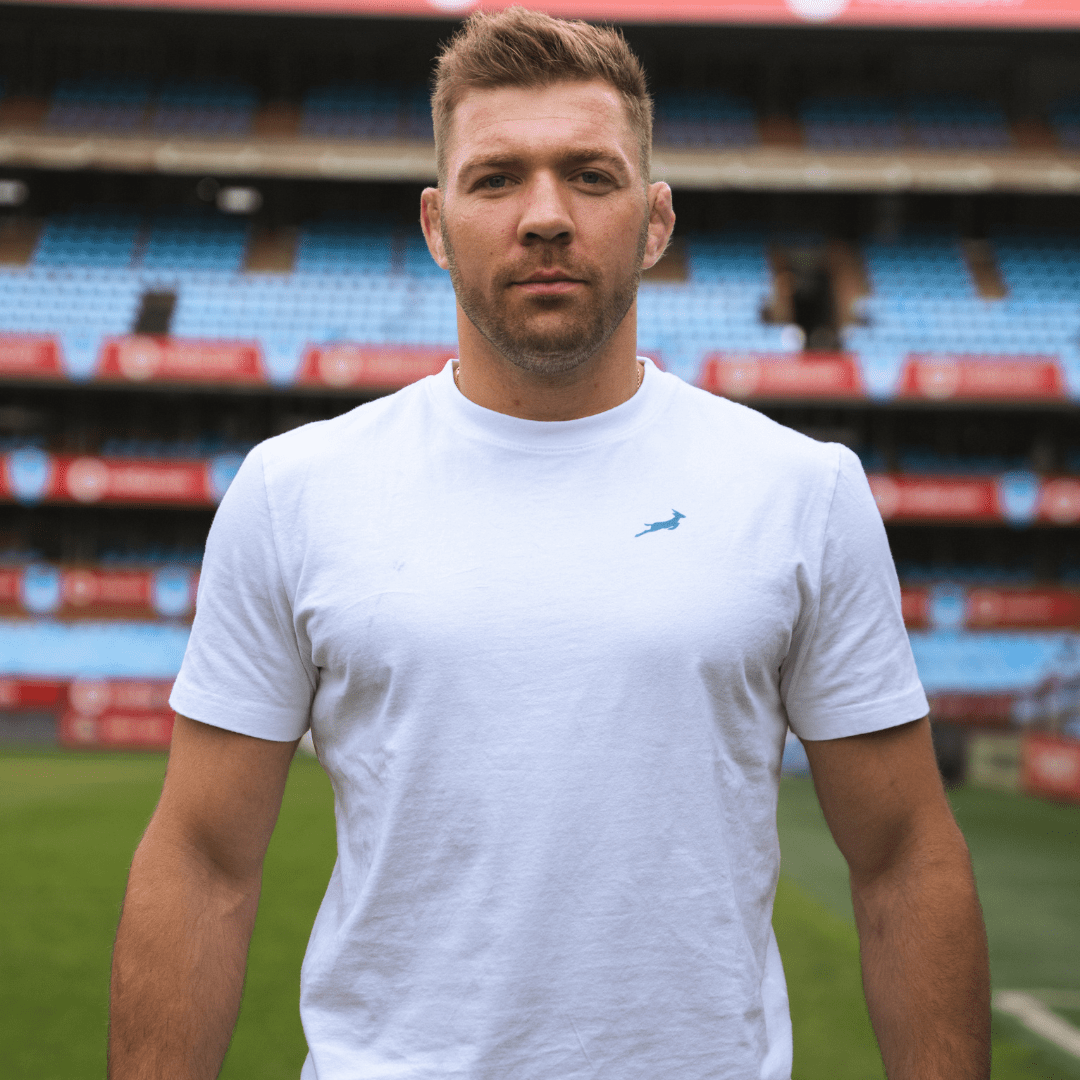 Springboks Sml Bok HS Regular Crew Tee-White