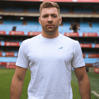 Springboks Sml Bok HS Regular Crew Tee-White