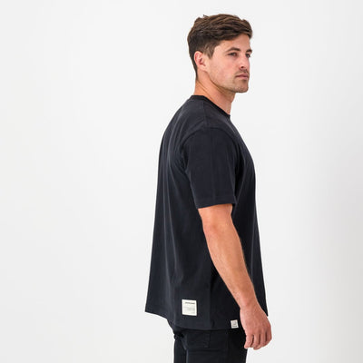 Springboks Sml Bok HS Regular Crew Tee-Black