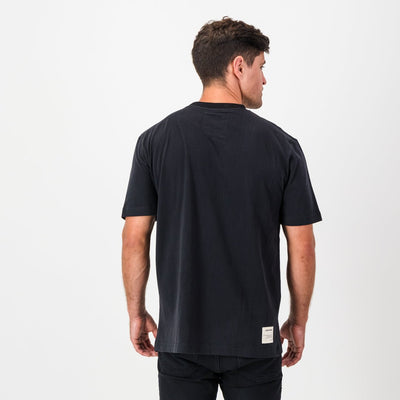 Springboks Sml Bok HS Regular Crew Tee-Black