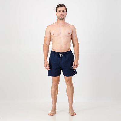 Springboks Pop Badge Swim Shorts-Navy