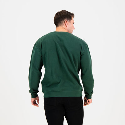 Old School Crew Neck Sweat-OS Green