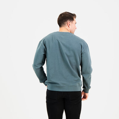 Old School Crew Neck Sweat-Moonstone