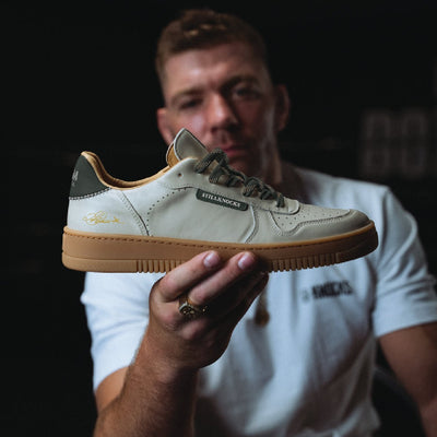 Stillknocks X FOM X Old School Sneaker-Ivory