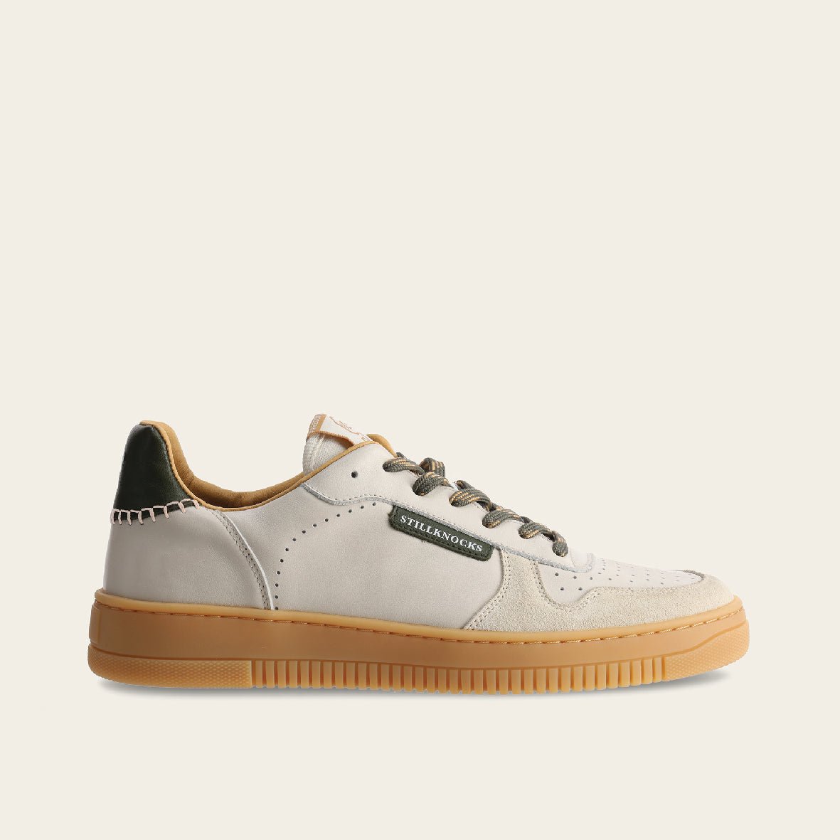 Stillknocks X FOM X Old School Sneaker-Ivory