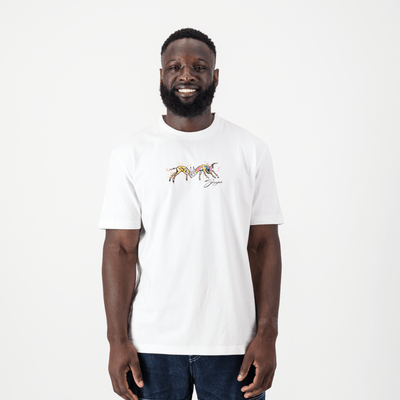 Springboks Graffiti Regular Crew Tee-White