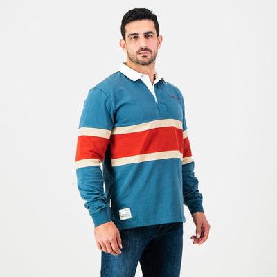 Old School Hoop LS Rugby Jersey-Tapestry