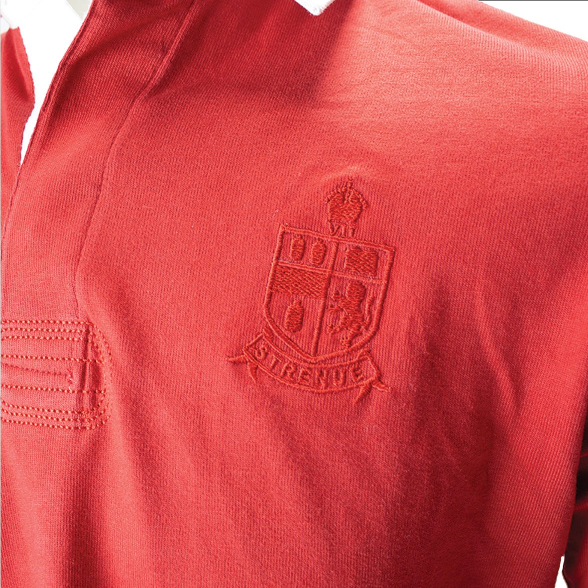 Schools KES LS Rugby Jersey-True Red