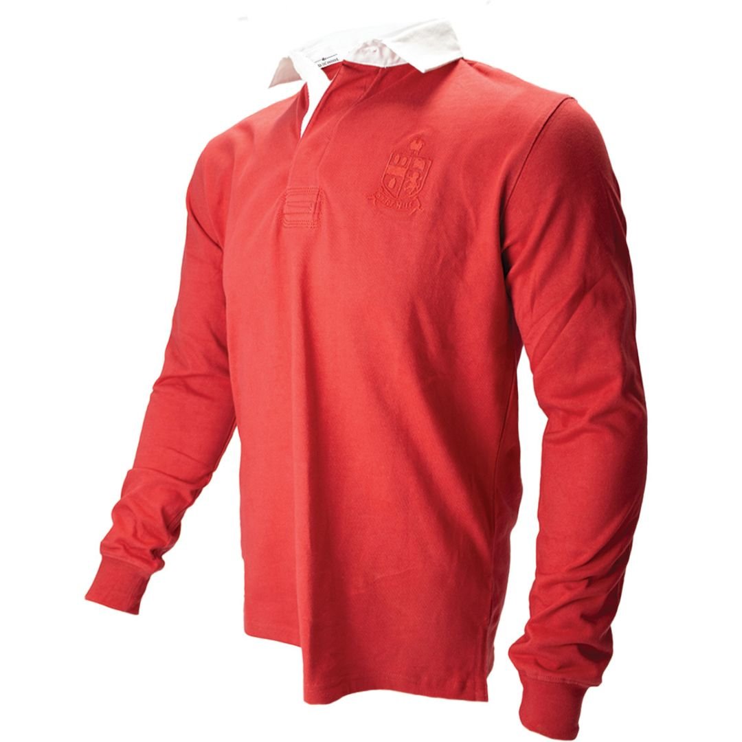 Schools KES LS Rugby Jersey-True Red