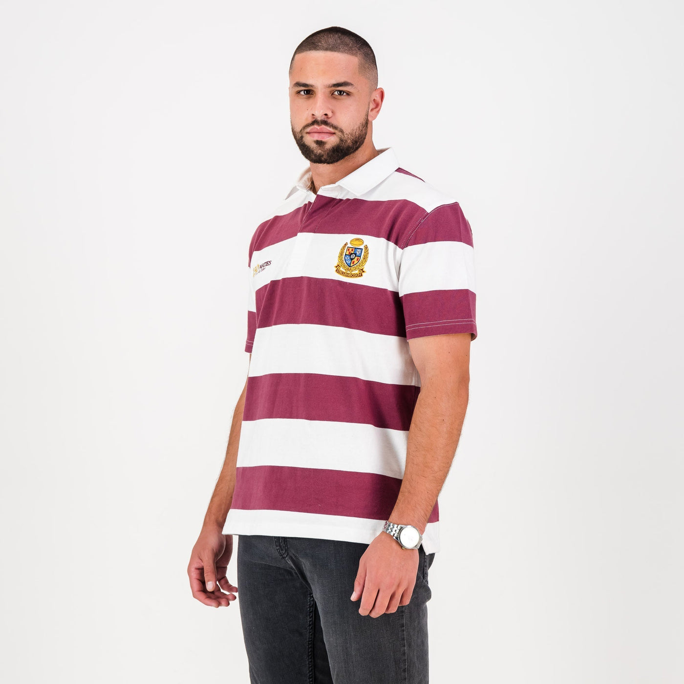 Schools Maties United SS Rugby Jersey-Maroon