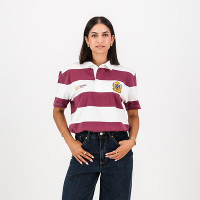 Schools Maties United SS Rugby Jersey-Maroon