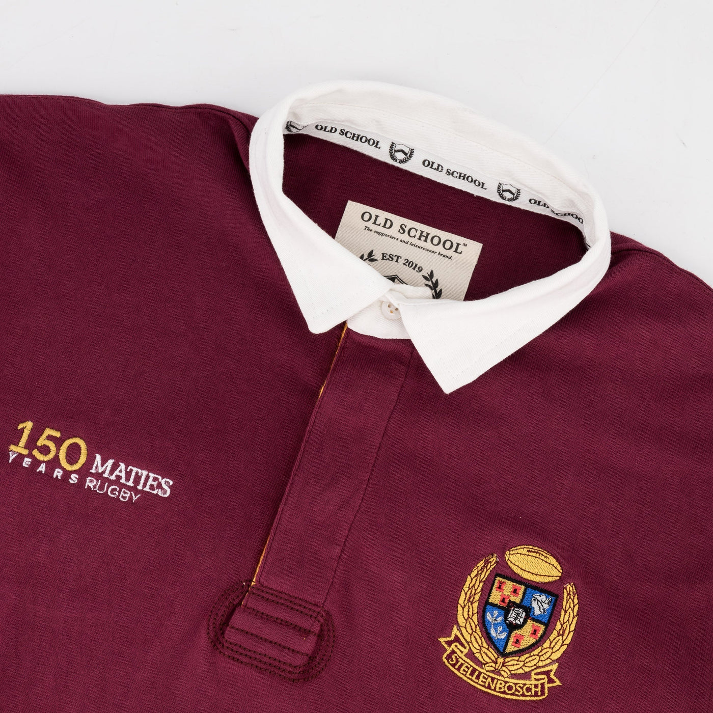Schools Maties United LS Rugby Jersey-Maroon