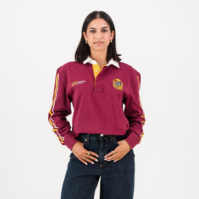 Schools Maties United LS Rugby Jersey-Maroon