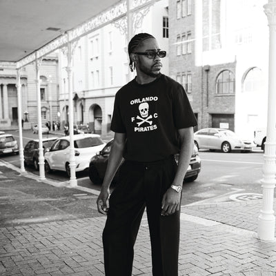 Orlando Pirates Graphic Regular Crew Tee-Black