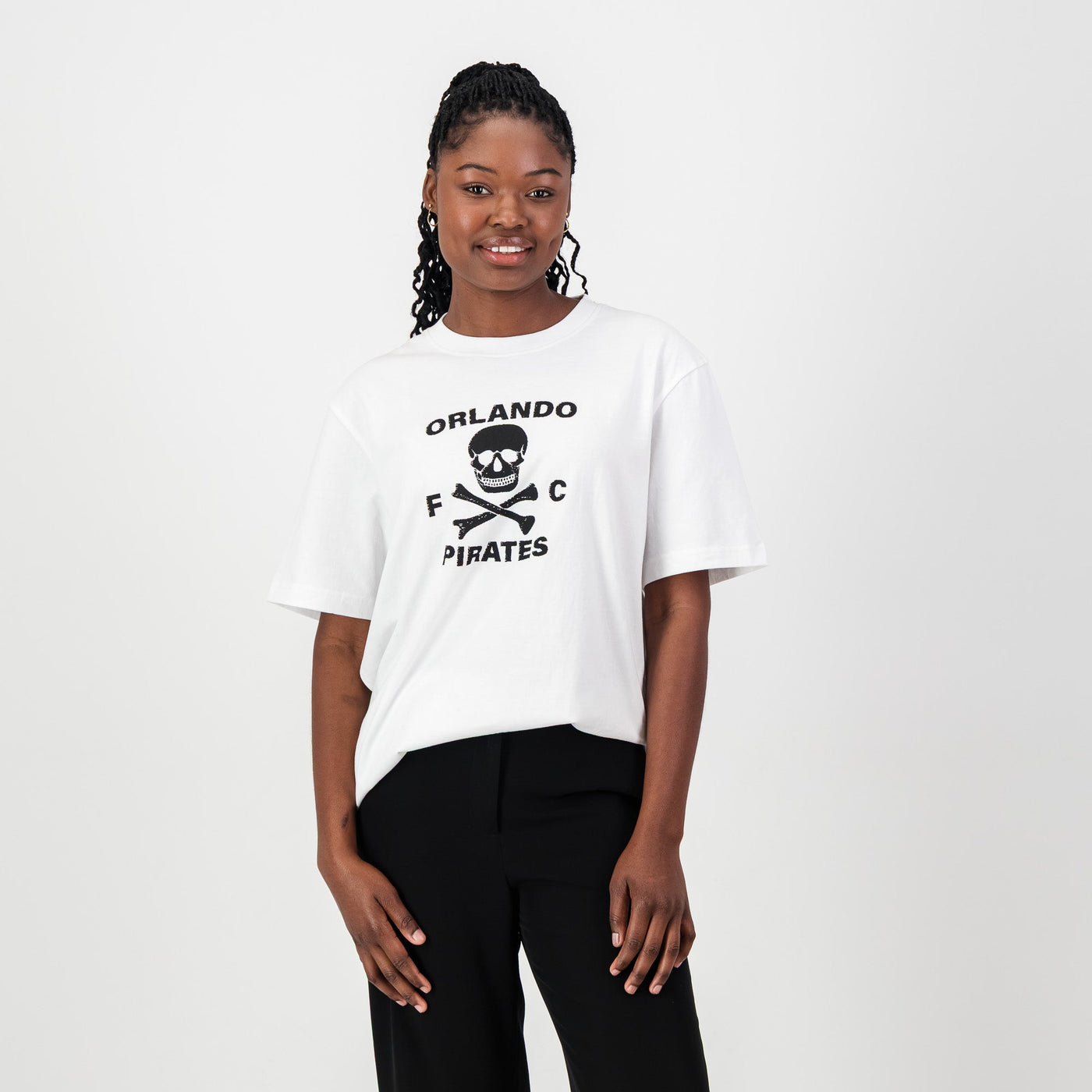 Orlando Pirates Graphic Regular Crew Tee-White