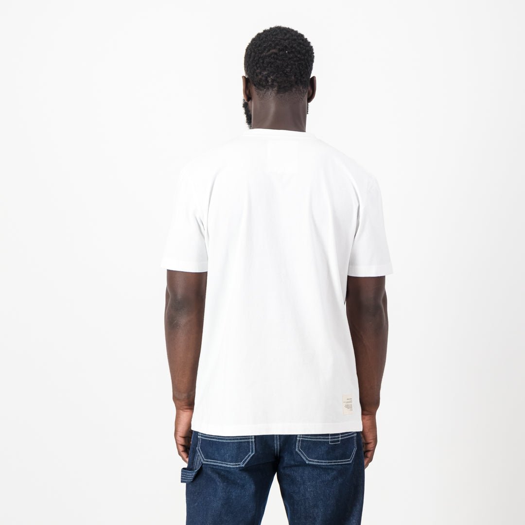 Old School Buffalo Regular Crew Tee-White