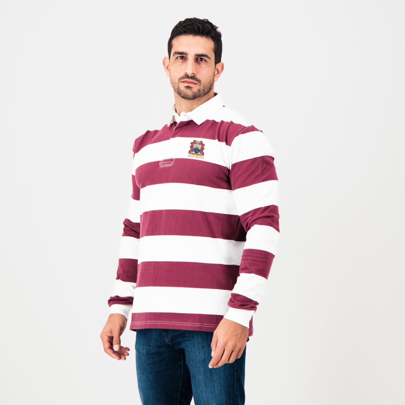 Schools Paul Roos LS Rugby Jersey-White