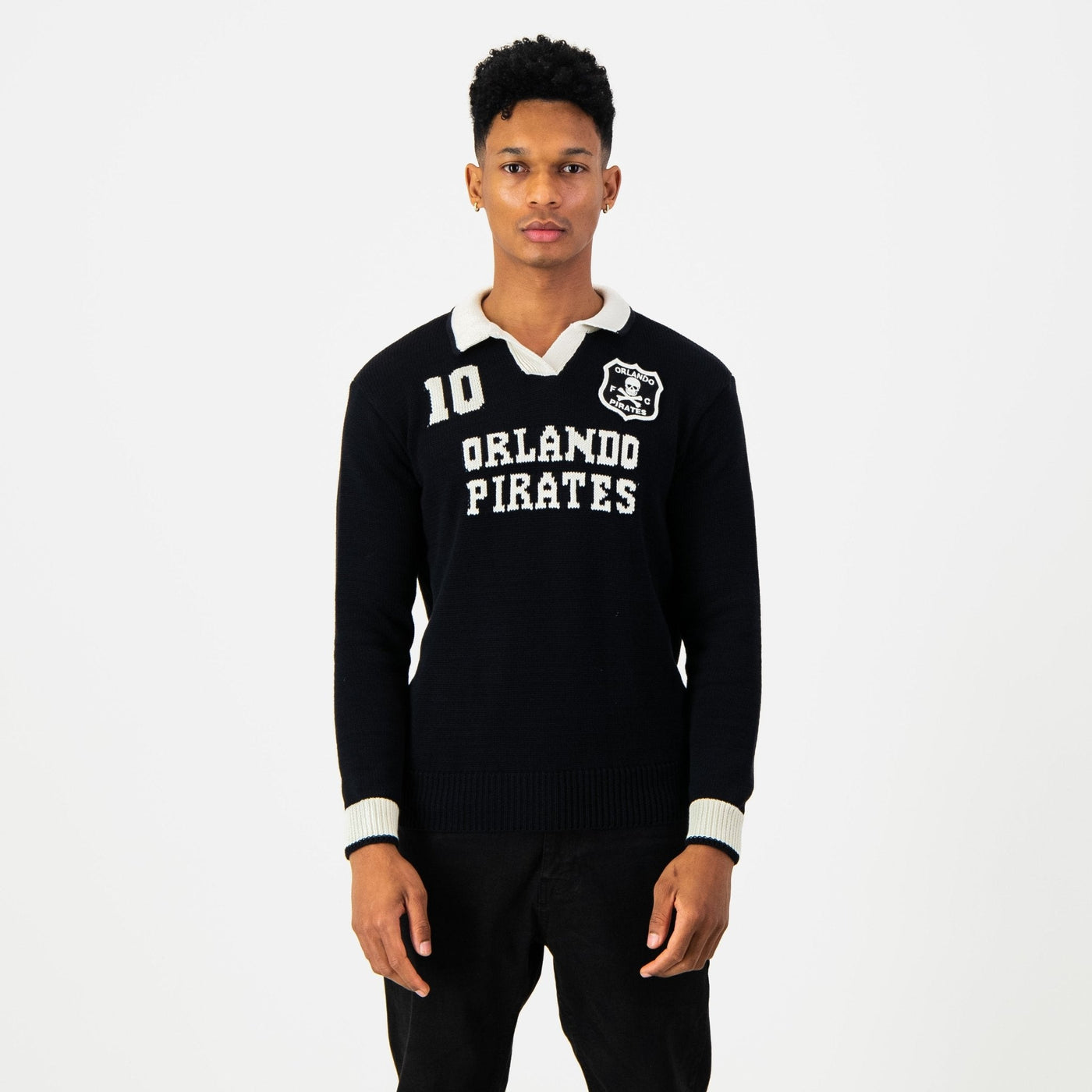 Orlando Pirates Knitted LS Jersey-Black