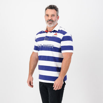 Provincial WP Stripe SS Rugby Jersey-White
