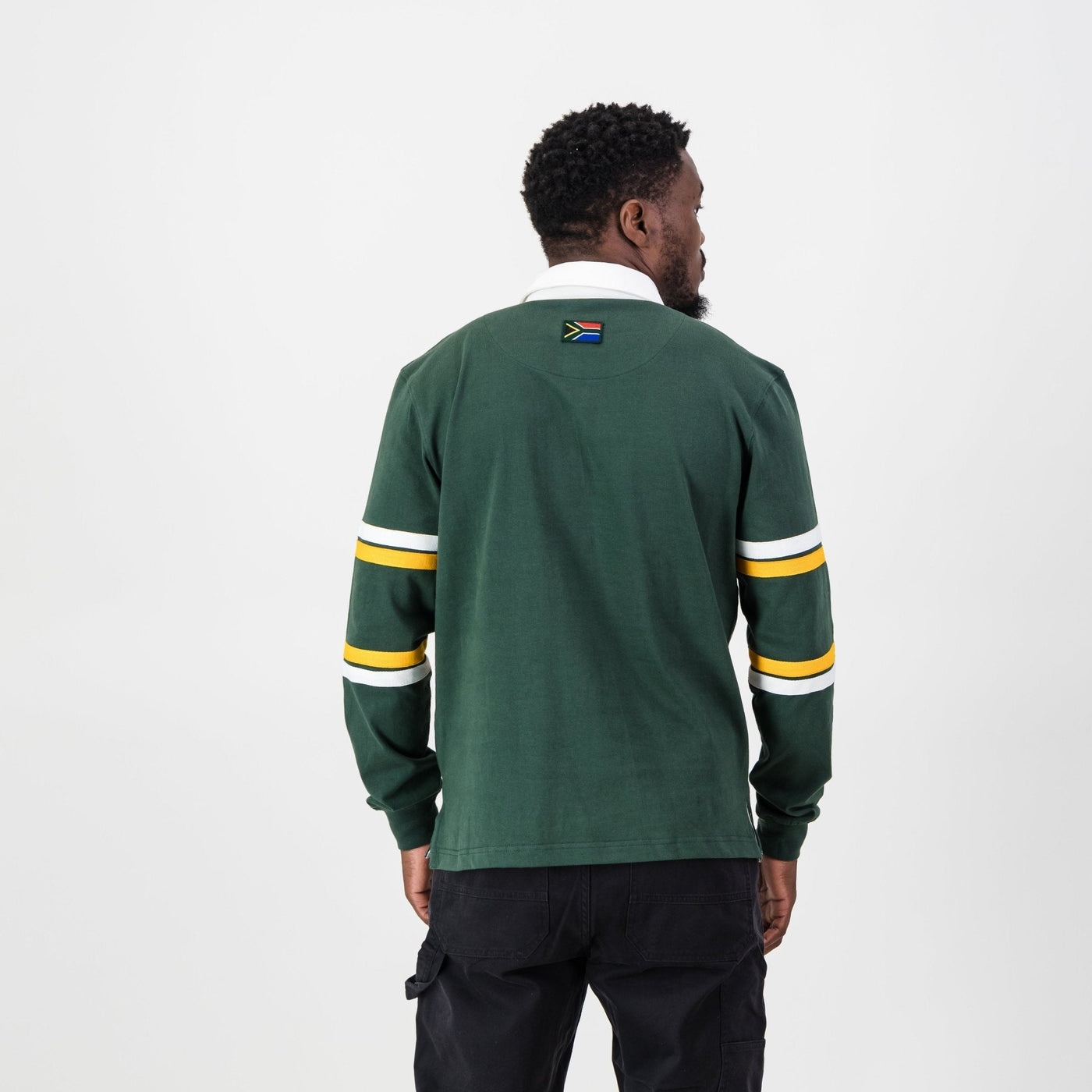 SA Supporters Mid Field LS Rugby Jersey-OS Green