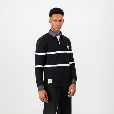 Schools Hilton College LS Rugby Jersey-Black