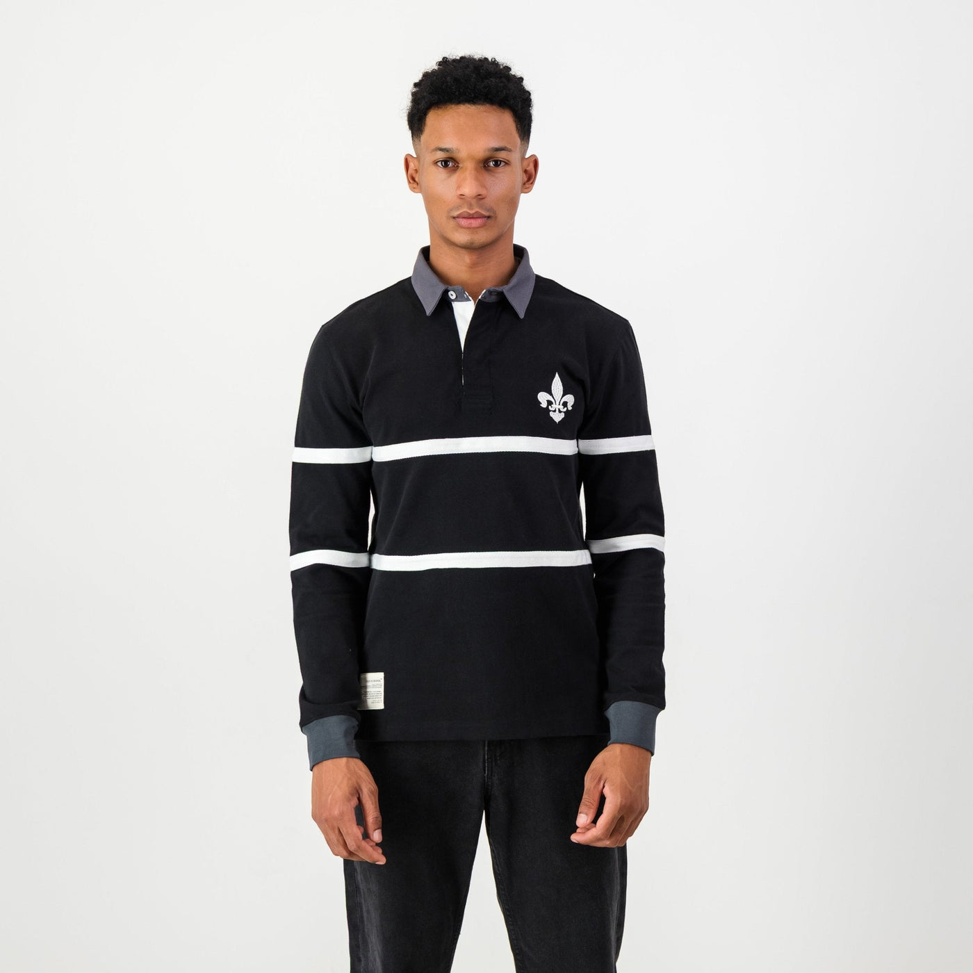 Schools Hilton College LS Rugby Jersey-Black