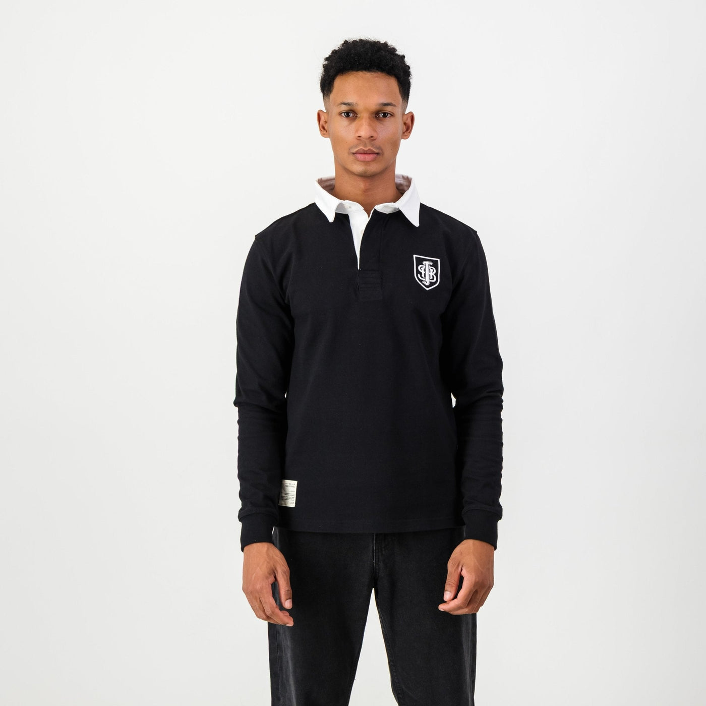 Schools Jeppe LS Rugby Jersey-Black
