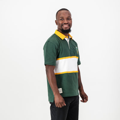 Schools Wonderboom Short Sleeve Rugby Jersey-Os Green