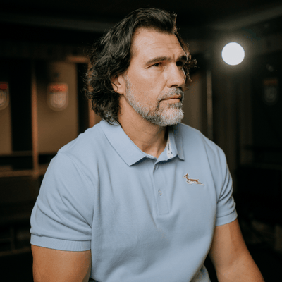 Springboks Nat Badge SS Polo-Old Money Blue