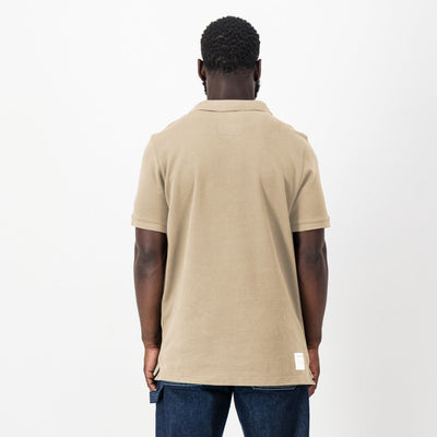 Springboks Nat Badge SS Polo-Stone