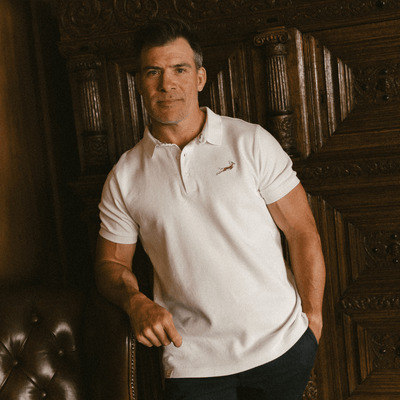 Springboks Pop Badge SS Polo-White