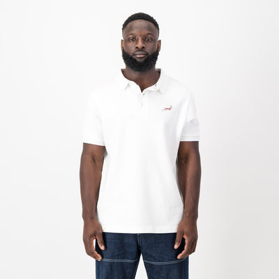 Springboks Pop Badge SS Polo-White