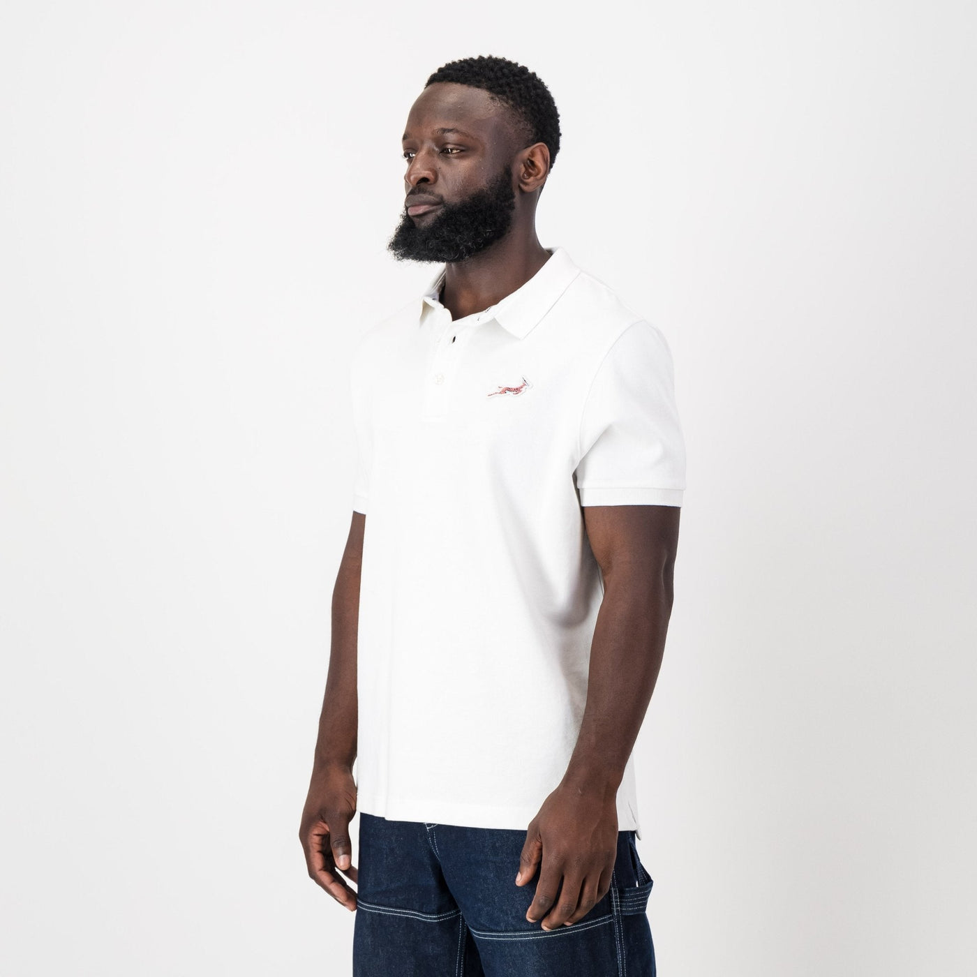 Springboks Pop Badge SS Polo-White