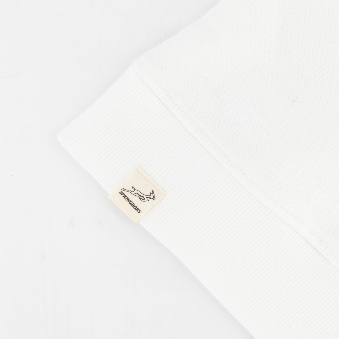 Springboks Pop Badge Crew Neck Sweat-Cloud Dancer