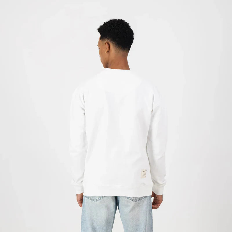 Springboks Pop Badge Crew Neck Sweat-Cloud Dancer