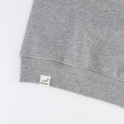 Springboks Outline EMB Crew Neck Sweat-LT Grey Melange