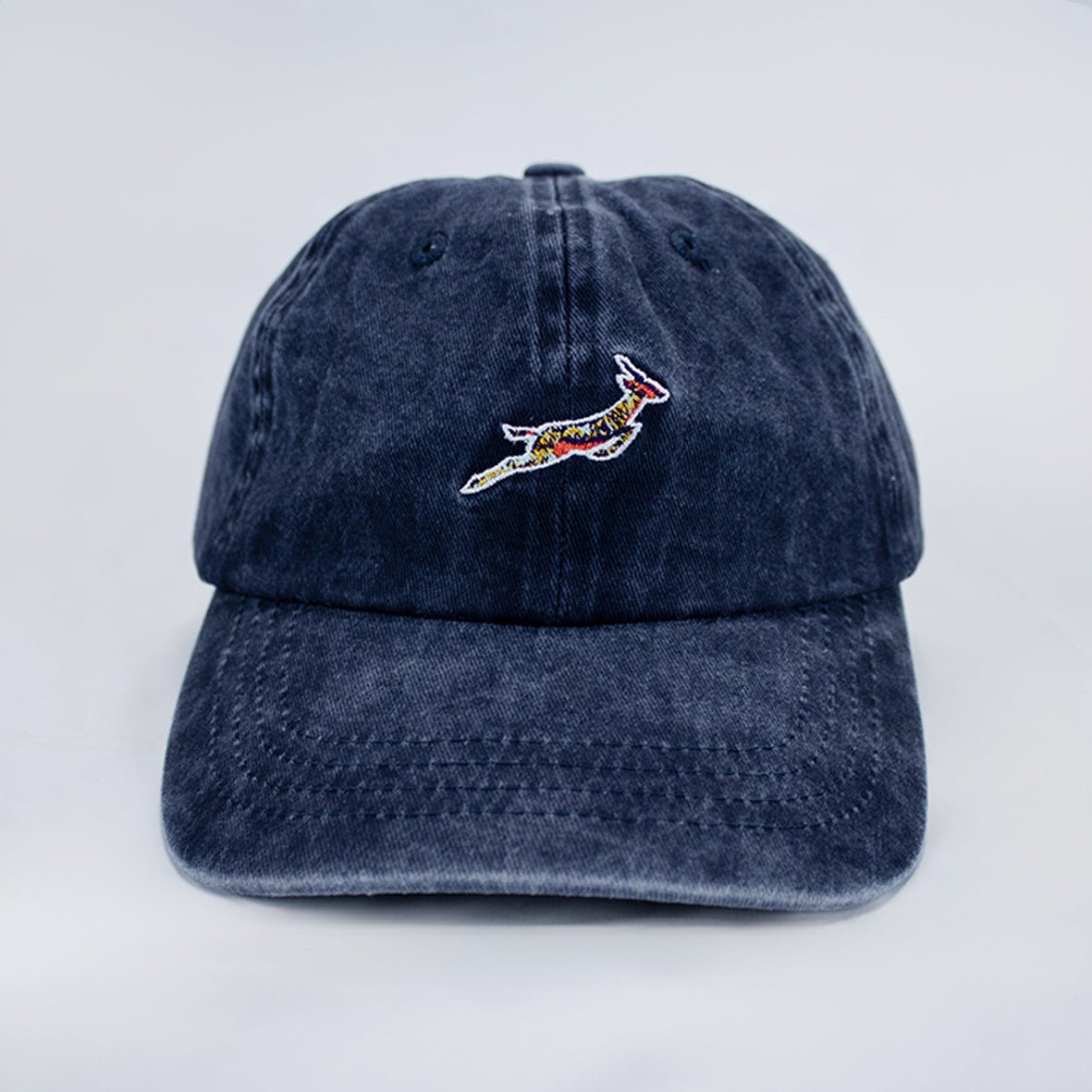 Springboks Pop Badge Dad Cap-Navy