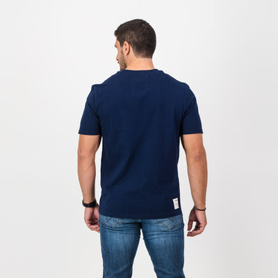 Springboks Flag Bok Regular Crew Tee-Navy