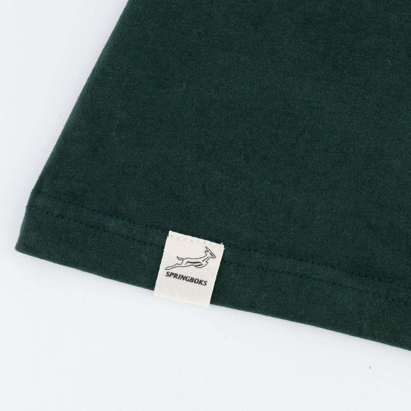 Springboks Outline Bok Ladies Crew Tee-OS Green