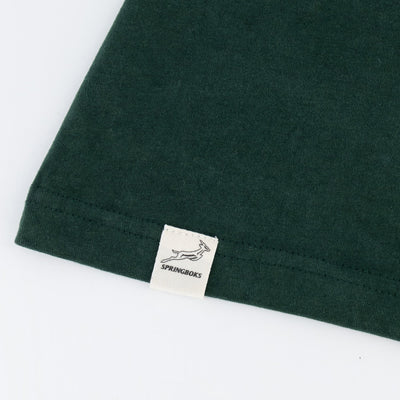 Springboks Outline Bok Ladies Crew Tee-OS Green