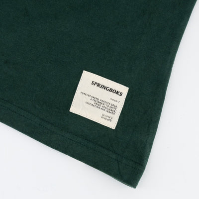 Springboks Outline Bok Ladies Crew Tee-OS Green