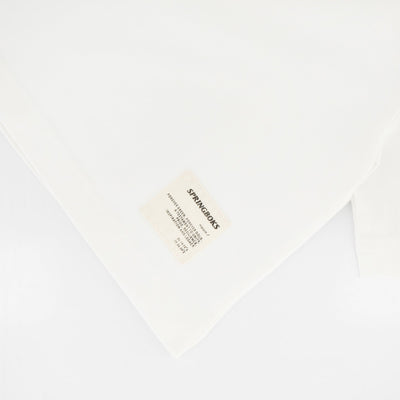 Springboks Pop Badge Ladies Boxy Crew Tee-White