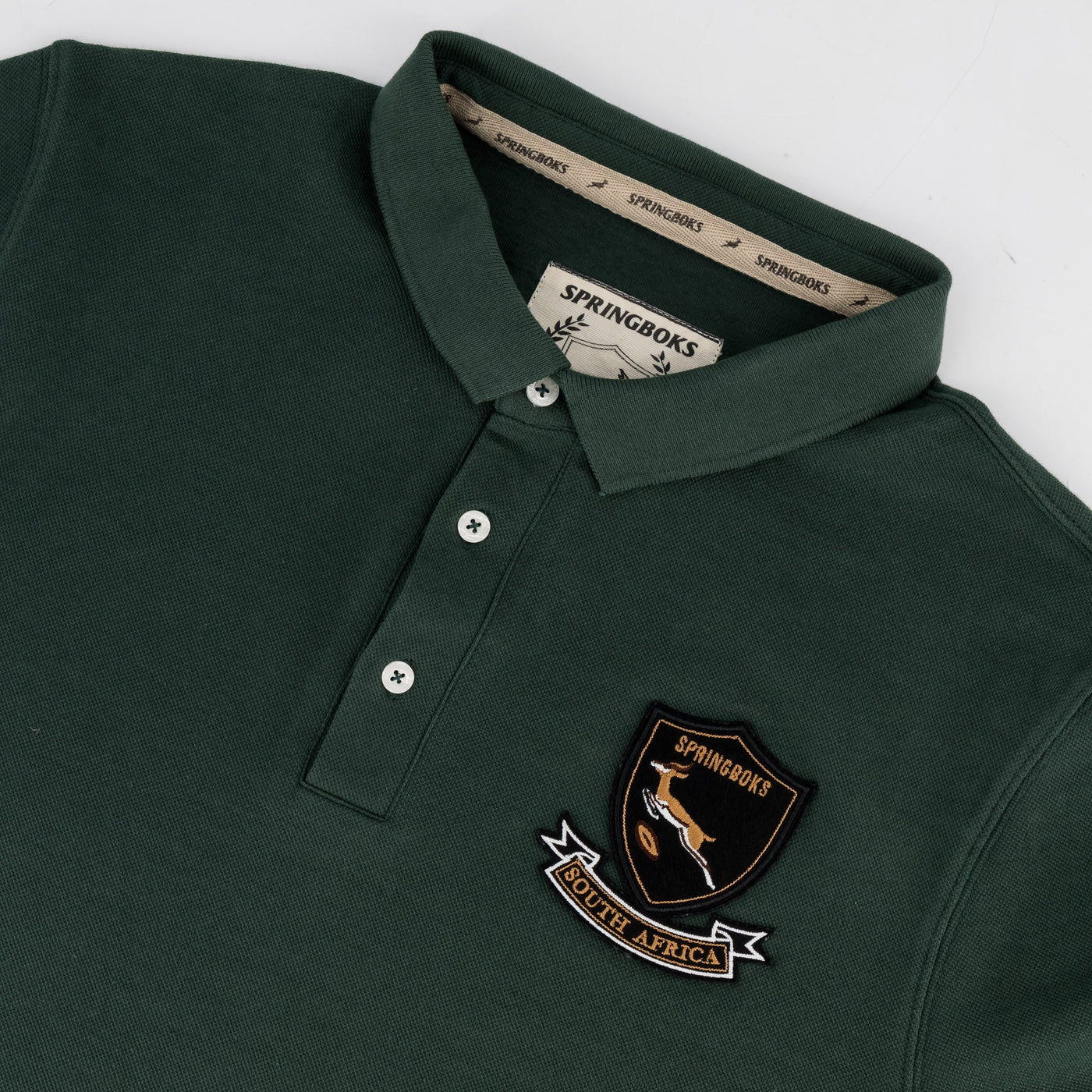 Springboks Shield Polo-OS Green