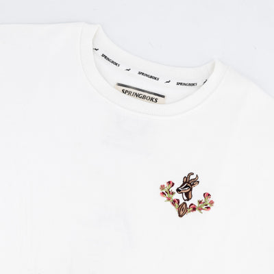 Springboks Wreath Crew Neck Sweat-Cloud Dancer