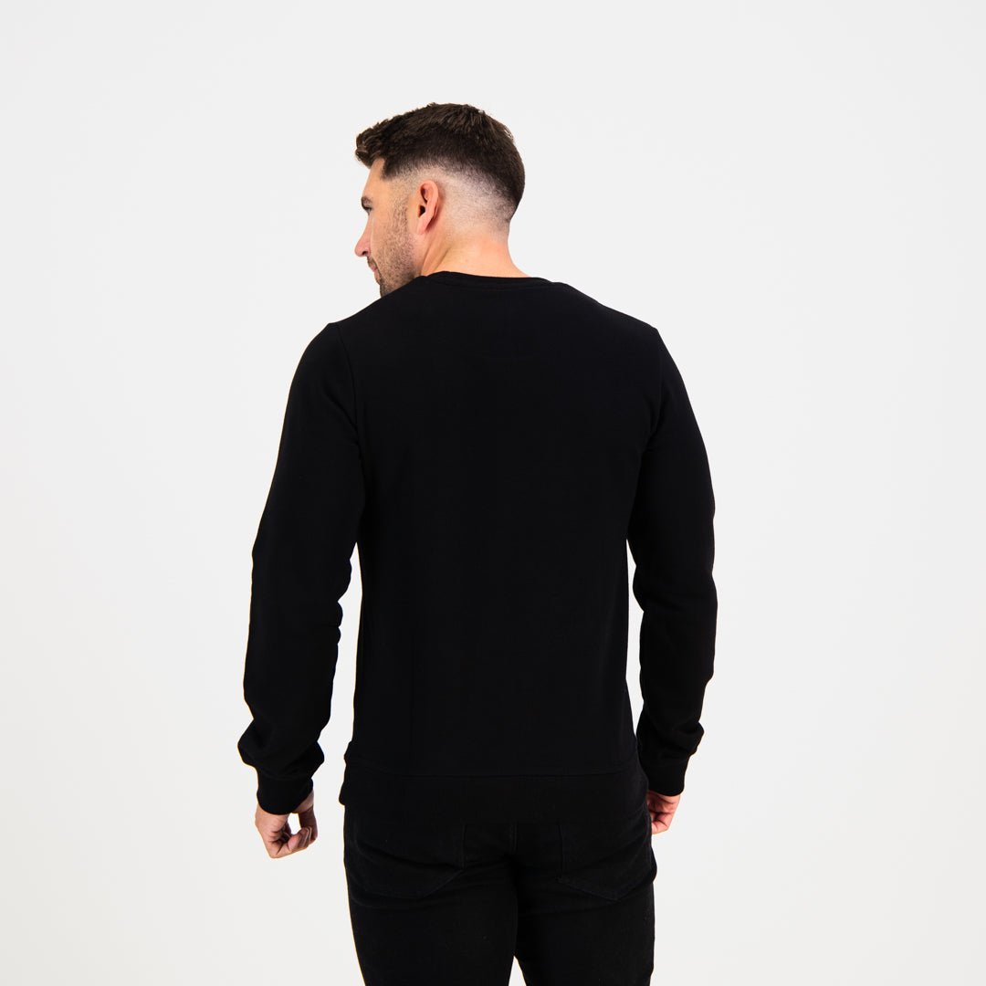 Stillknocks Word Crew Neck Sweat Old-Black