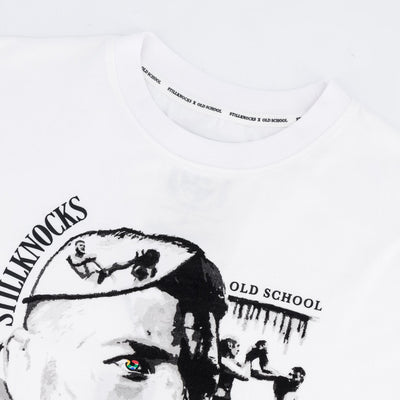 Stillknocks OG Artwork Boxy Crew Tee-White