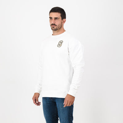 Stillknocks S Crew Neck Sweat-Cloud Dancer